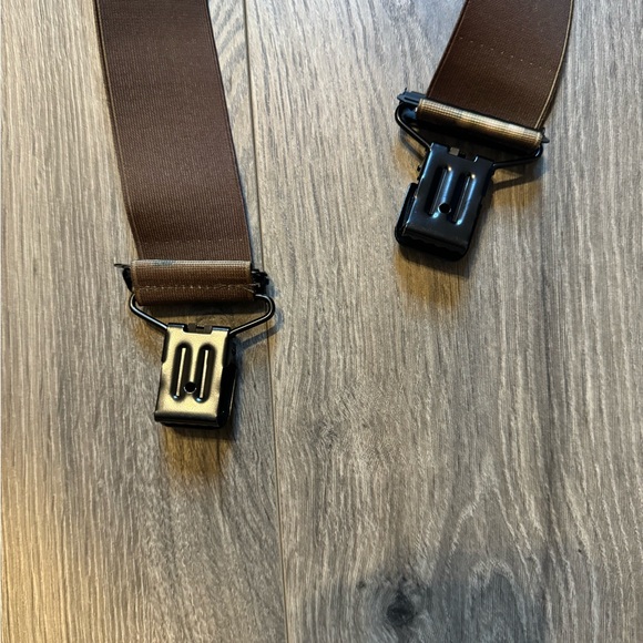 NWT Woodland Creek Brown Multicolored Horse Adult Suspenders Size 49 inches - Picture 12 of 14